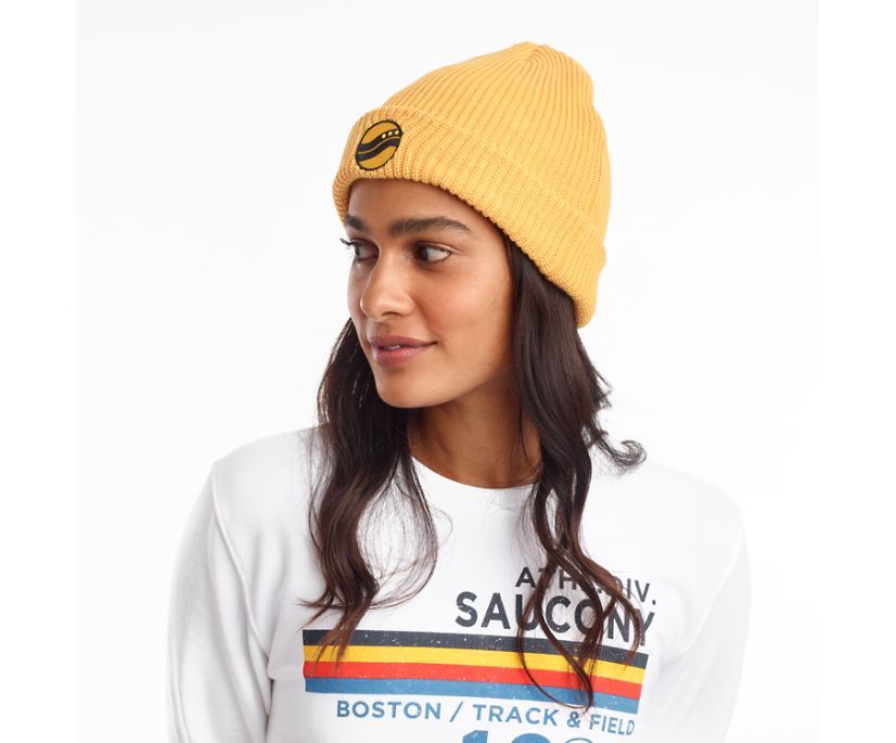 Yellow Women's Saucony Rested Beanies | 7925-UWHMX