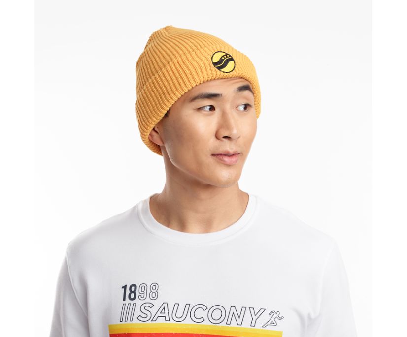 Yellow Women\'s Saucony Rested Beanies | 7925-UWHMX