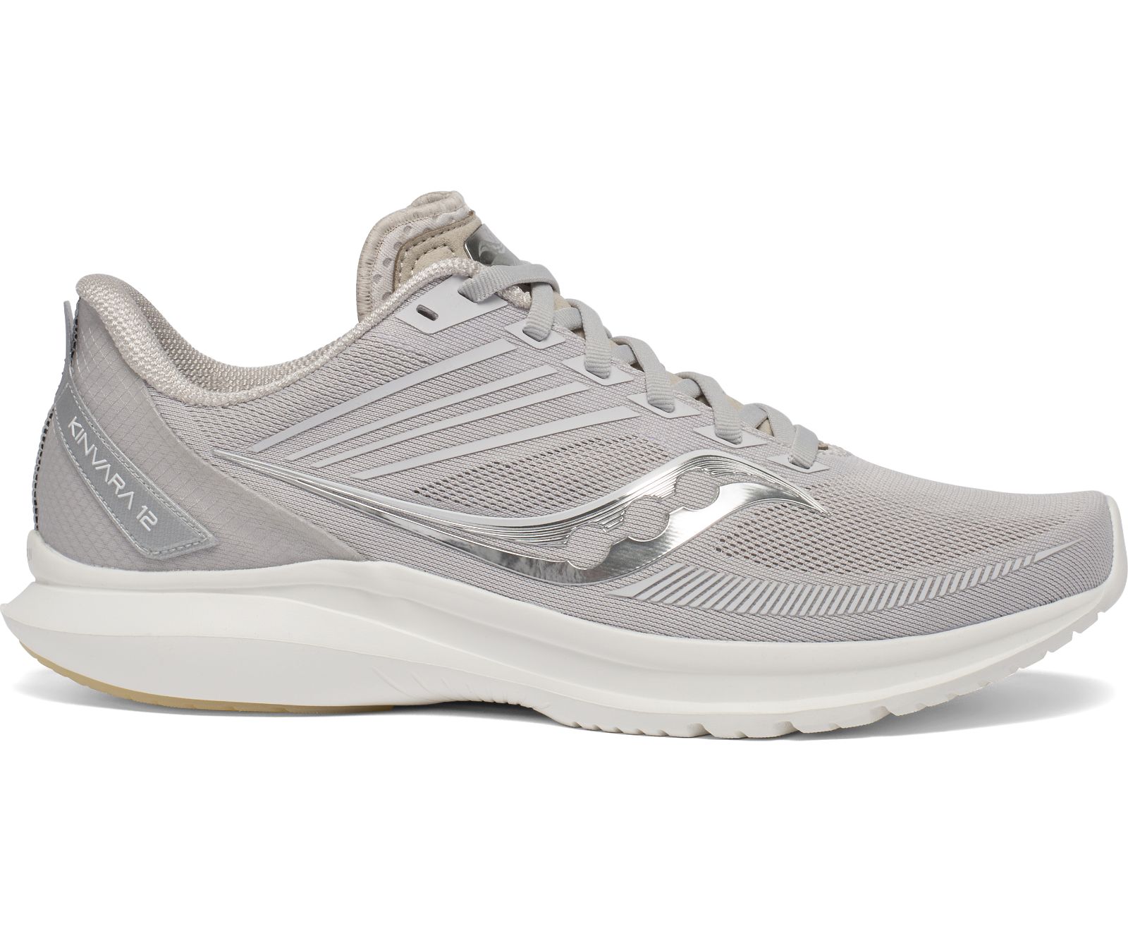 Beige Men's Saucony Kinvara 12 Running Shoes | 8304-HSAQD