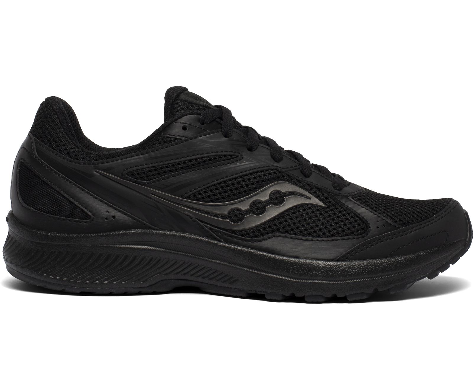 Black / Black Men's Saucony Cohesion 14 Running Shoes | 7821-SZBDT