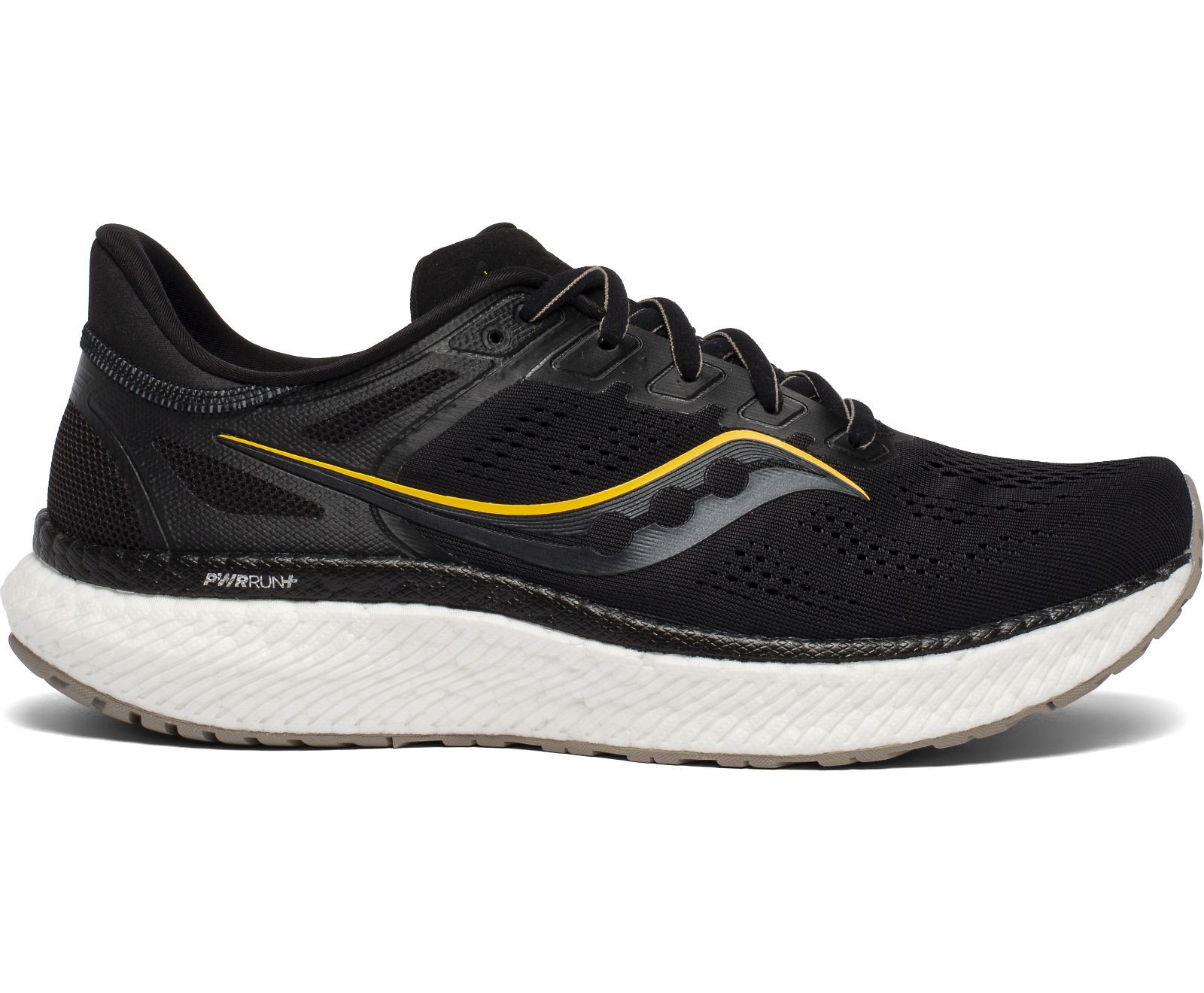 Black / Gold Men's Saucony Hurricane 23 Running Shoes | 1758-OZBVI