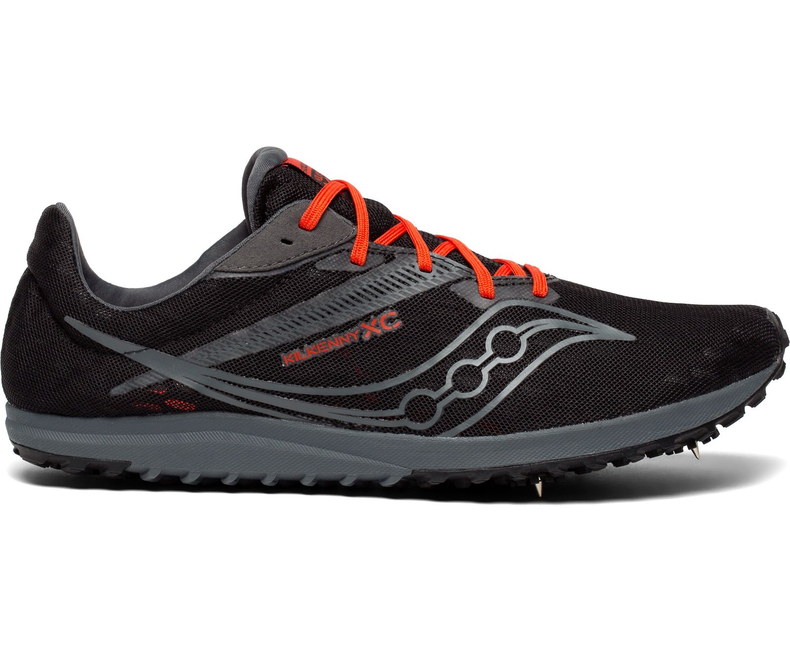 Black / Grey Men's Saucony Kilkenny Xc9 Spike Running Shoes | 9461-UBMPX