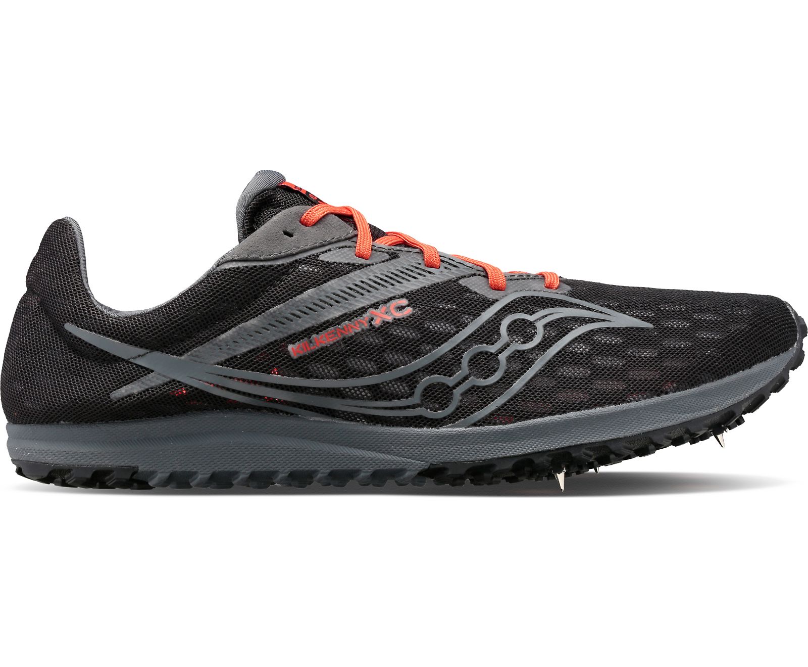 Black / Grey Women's Saucony Kilkenny Xc9 Spike Running Shoes | 7893-UTMIQ