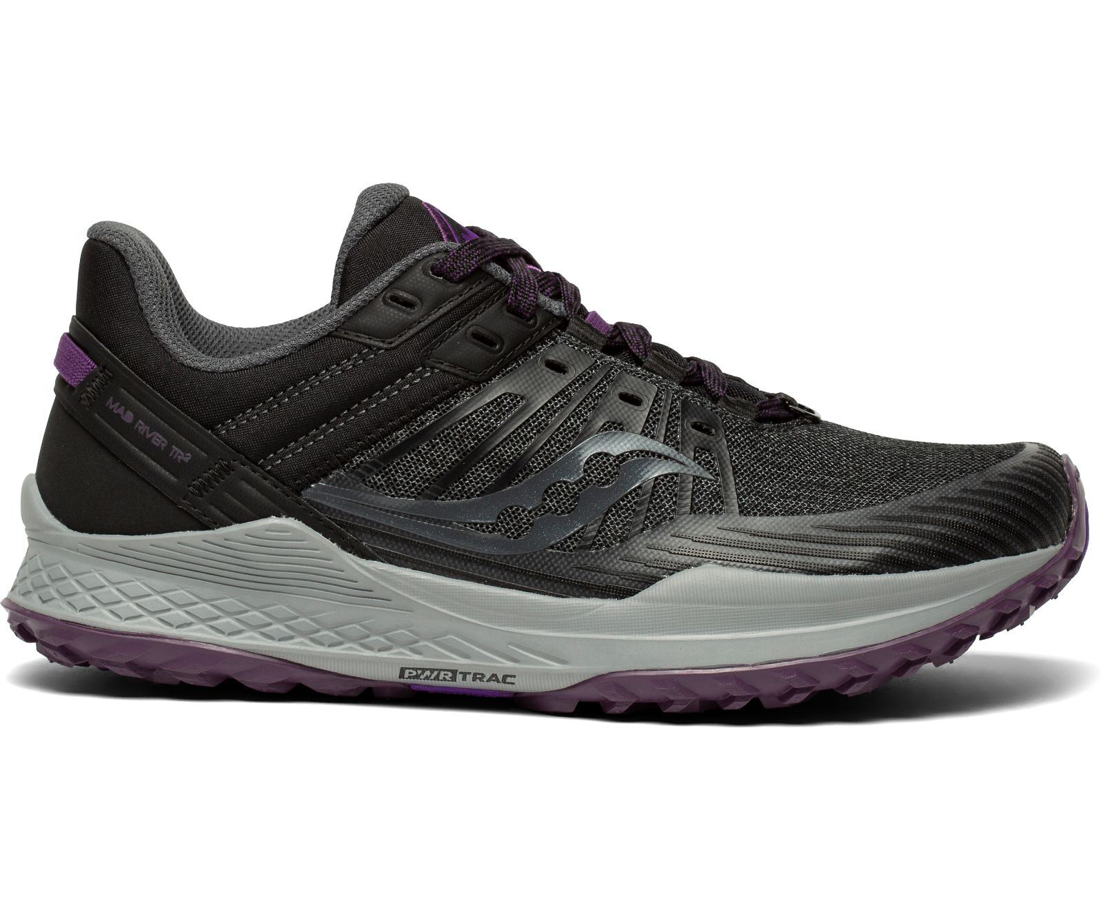 Black Women's Saucony Mad River Tr 2 Trail Running Shoes | 9718-QUOFD