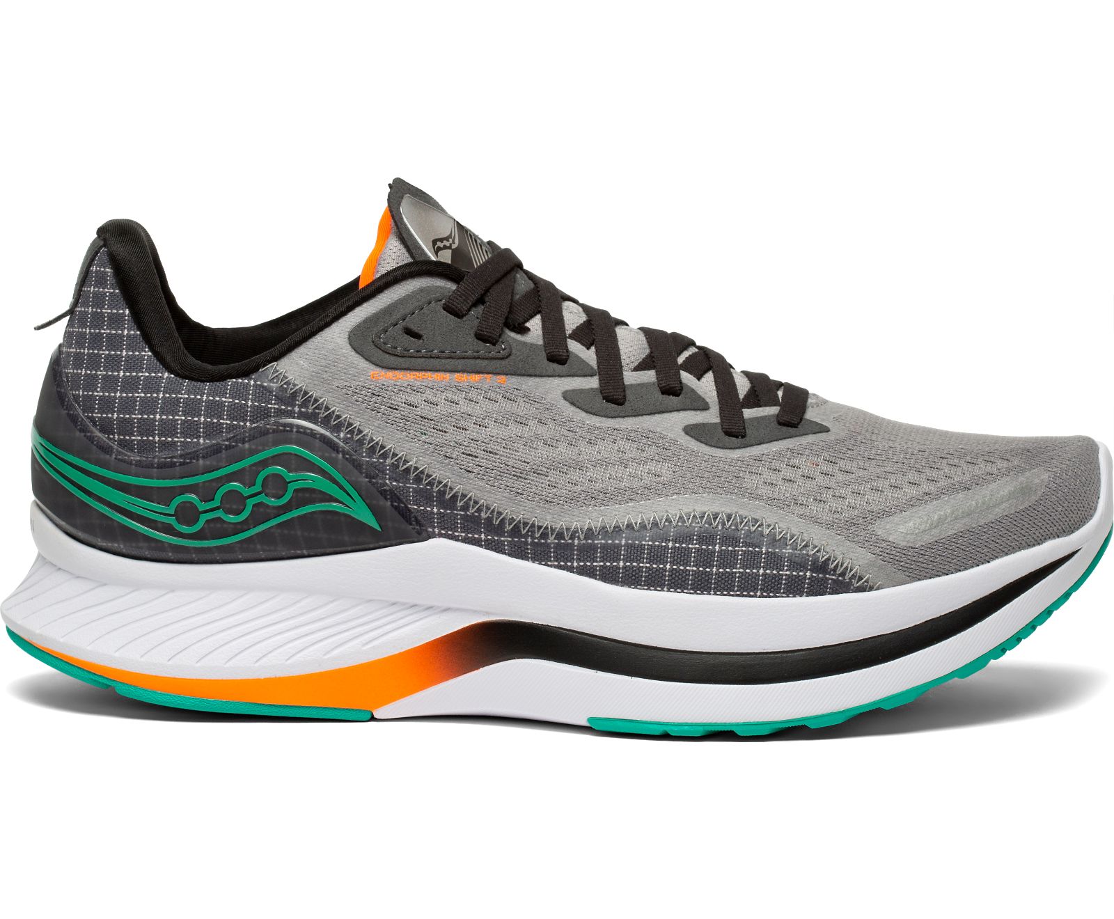 Grey / Black Men's Saucony Endorphin Shift 2 Running Shoes | 1973-BKARX