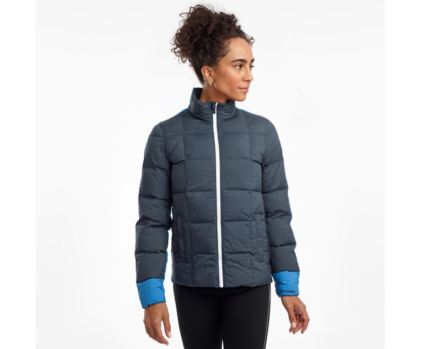 Navy Women's Saucony Snowdrift 2.0 Jackets | 9812-ZRBKU