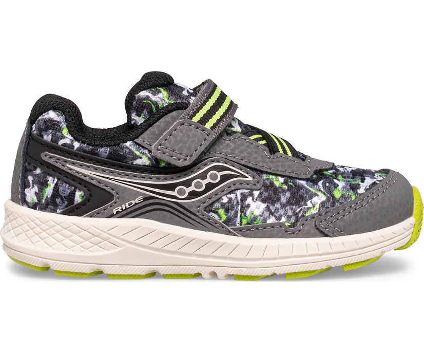 Olive / Camo Kids' Saucony Ride 10 Jr. Sneakers | 0924-OLNBJ