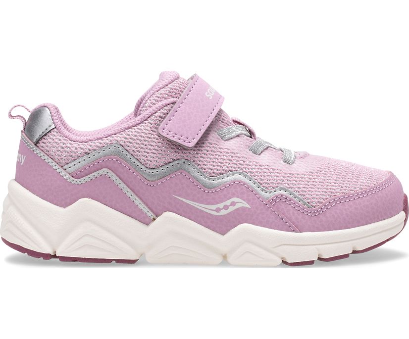 Pink Kids' Saucony Flash A/C 2.0 Sneakers | 3450-QSIKT