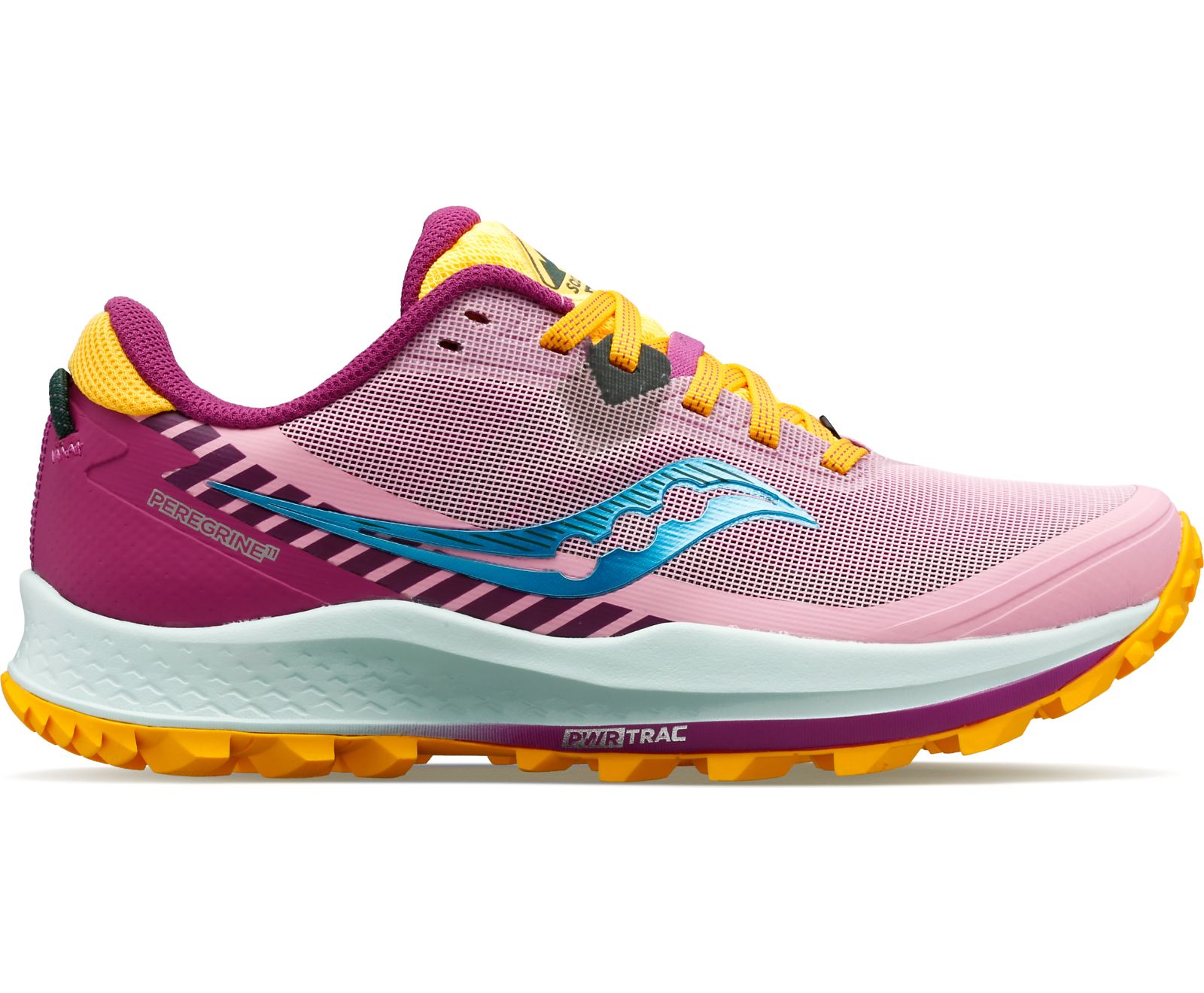 Pink Women's Saucony Peregrine 11 Trail Running Shoes | 8094-IZBND