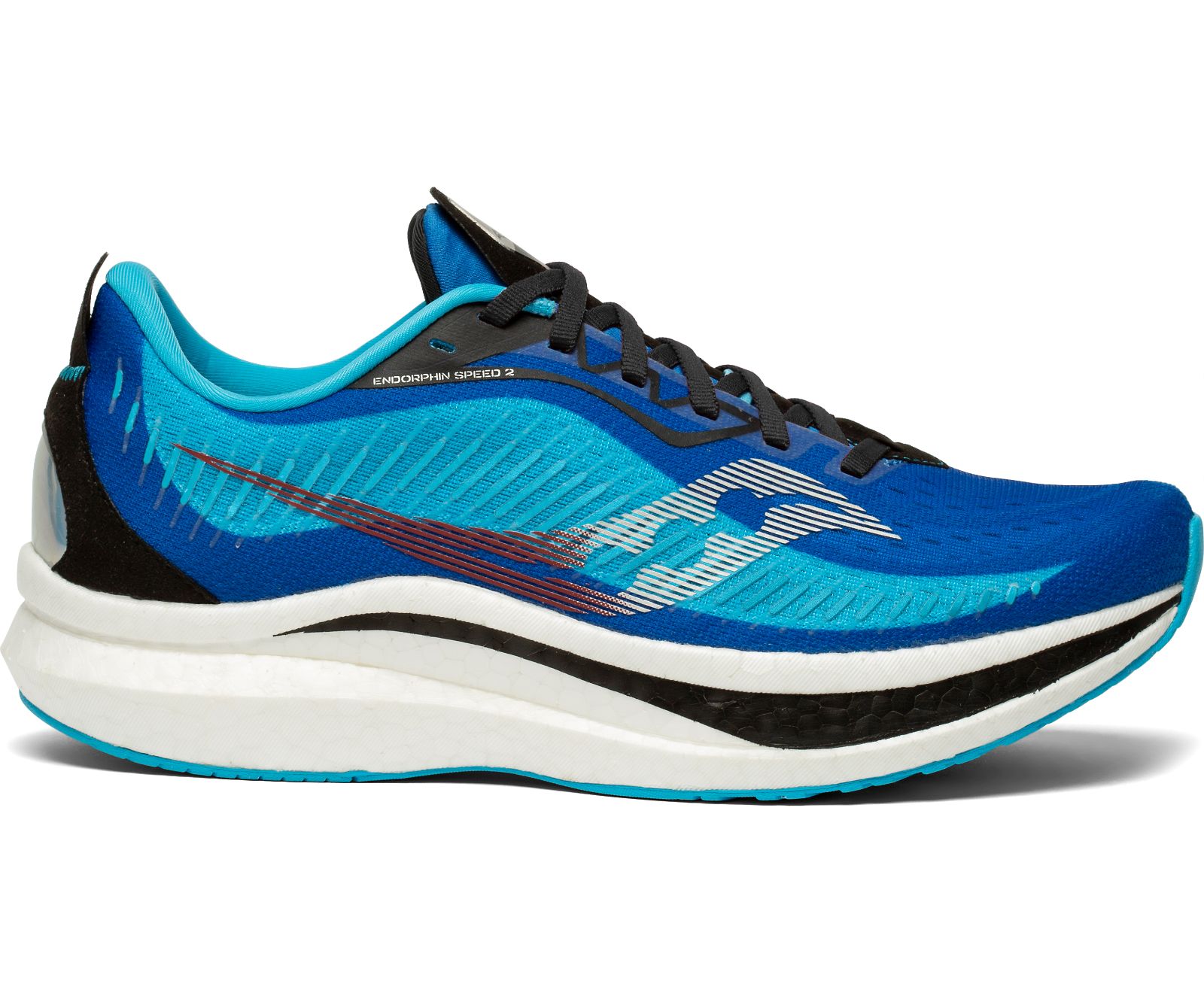 Royal / Black Men's Saucony Endorphin Speed 2 Running Shoes | 0542-ZPEKT