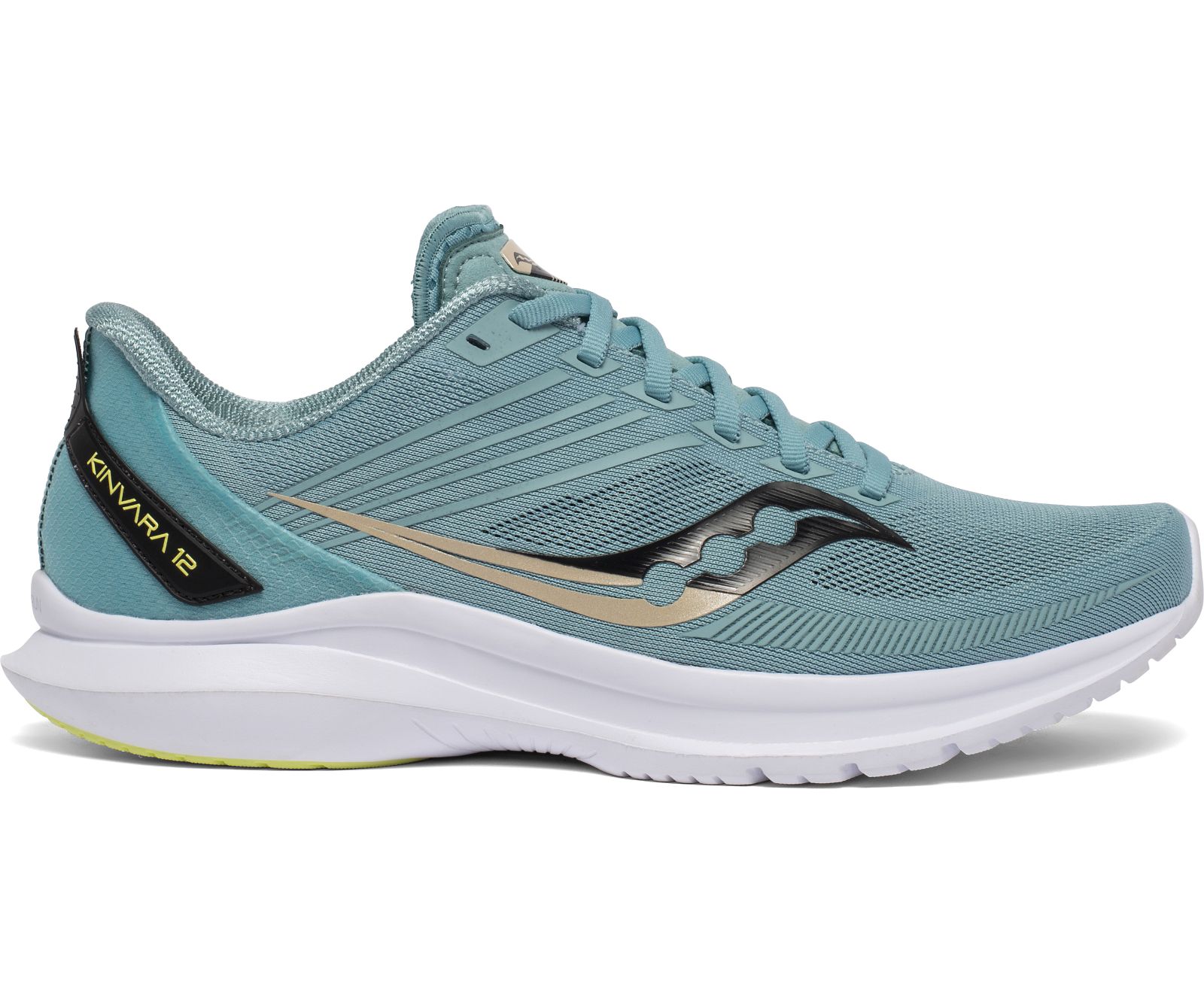 Turquoise / Black Men's Saucony Kinvara 12 Running Shoes | 6072-EAVFU