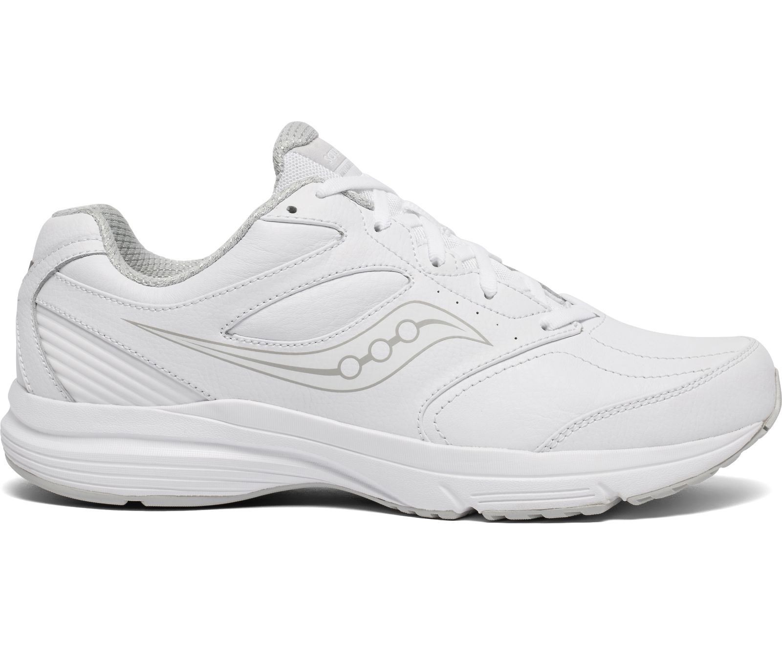 White Men's Saucony Integrity Walker 3 Wide Walking Shoes | 6105-KSAGH